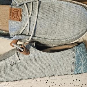 Hey Dude Teal (Wendy)  Footwear